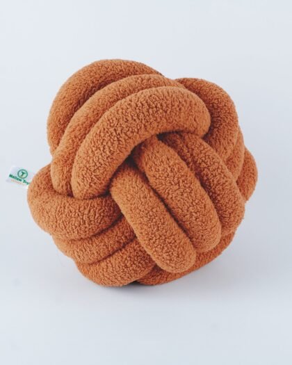 Knot Pillow - Dark Brown